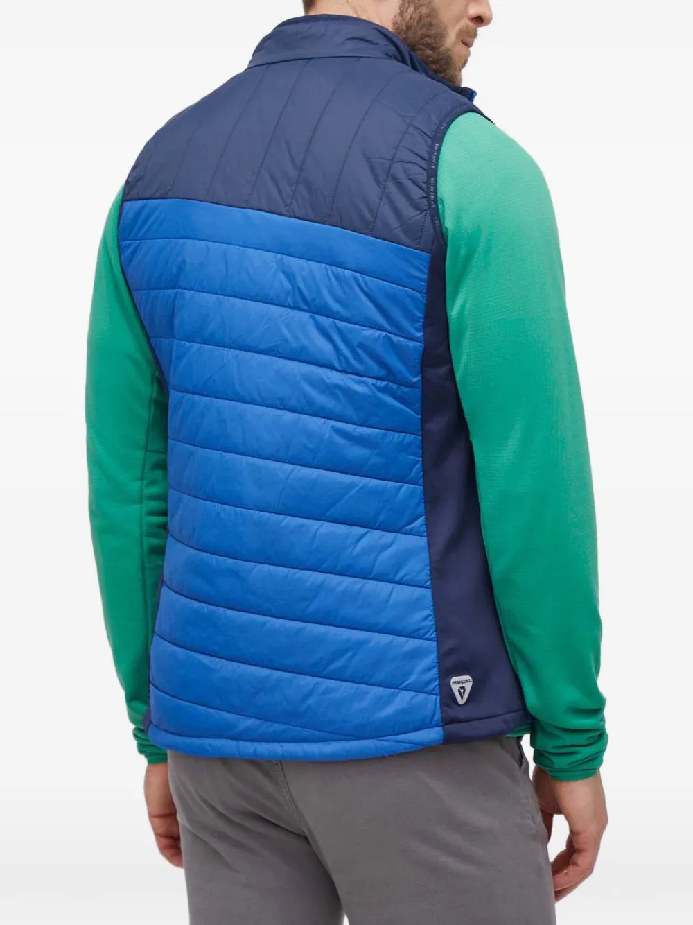 Viking Blast Primaloft Quilted Panelled Jacket In Green