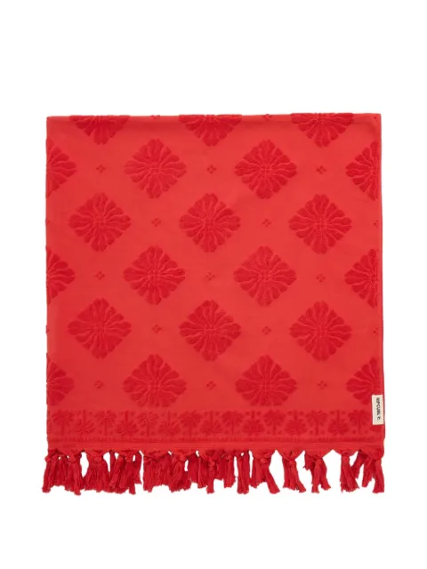 Rip Curl jacquard-woven tassel-trimmed beach towel