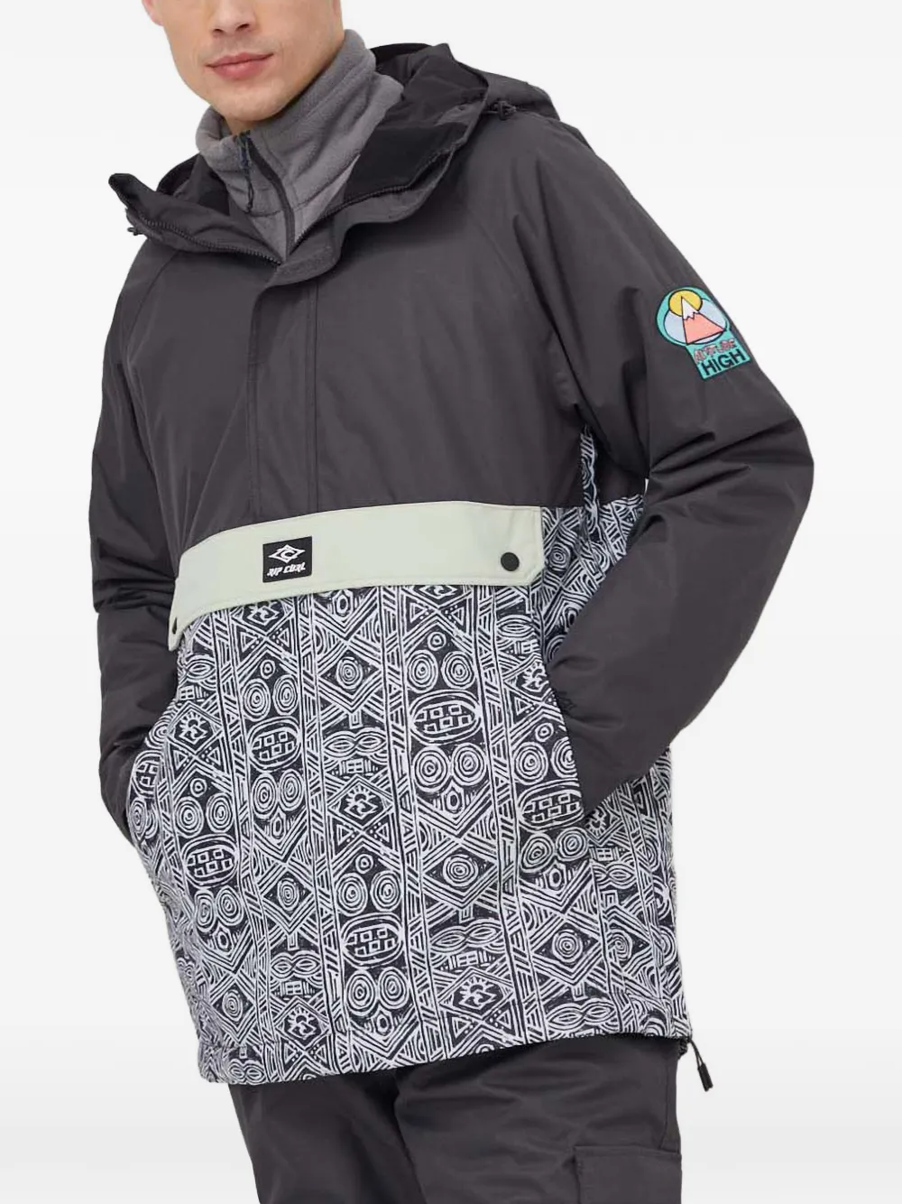 Rip Curl Anti-series Primitive Ski Jacket In Gray