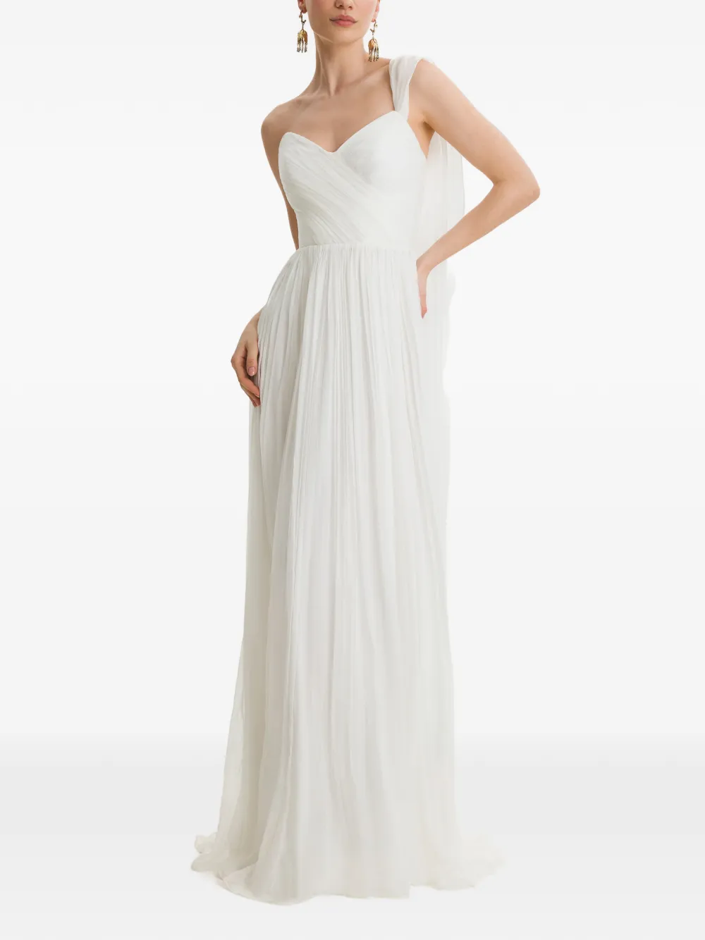  Framboise Vestido Largo Vondra - Blanco 
