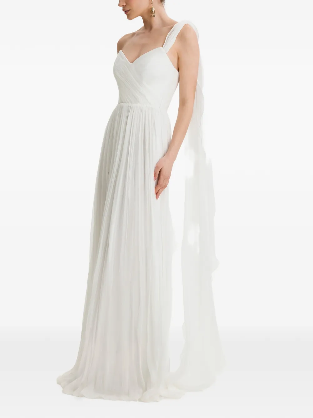  Framboise Vestido Largo Vondra - Blanco 