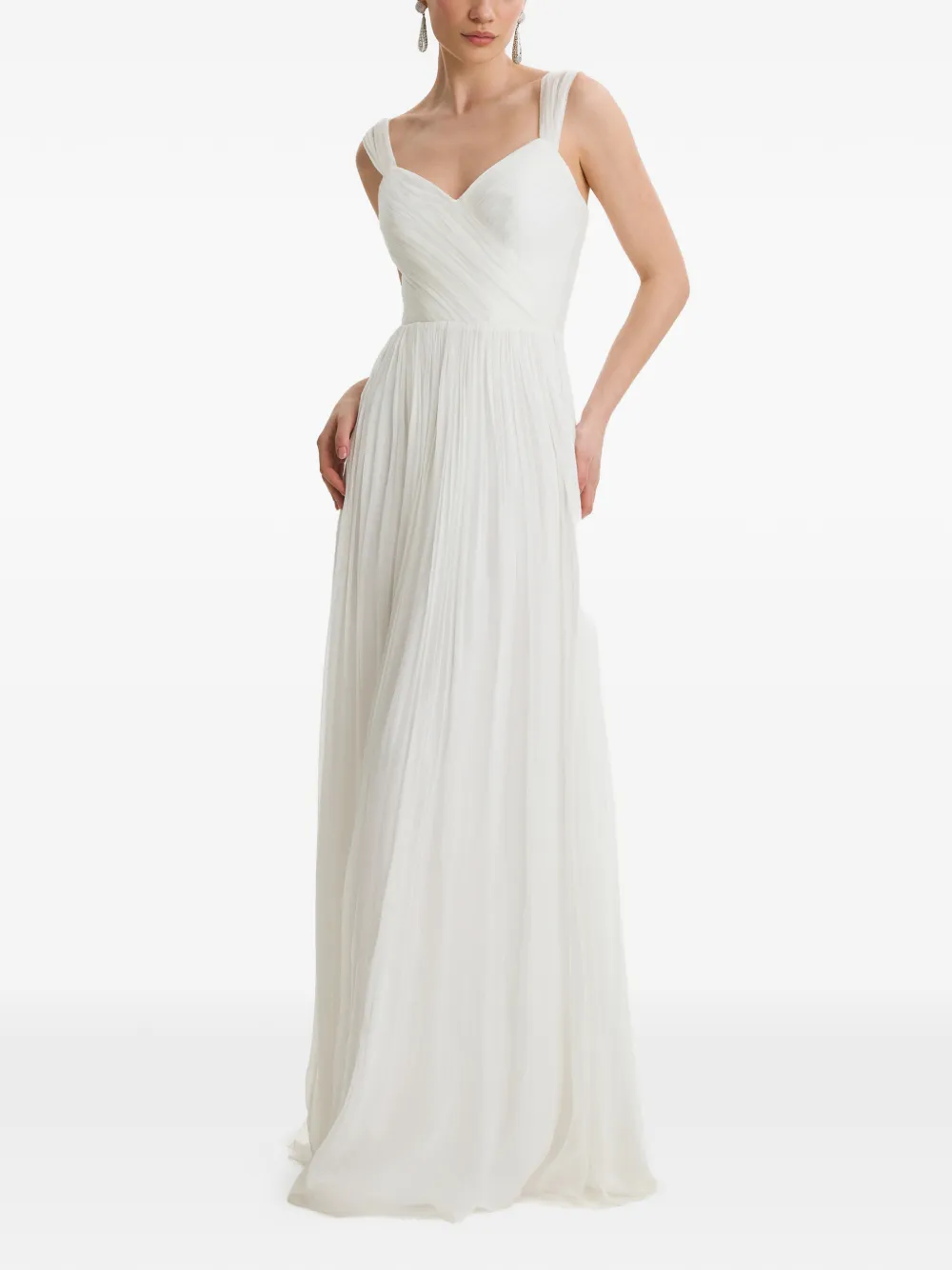  Framboise Vestido Largo Delano - Blanco 