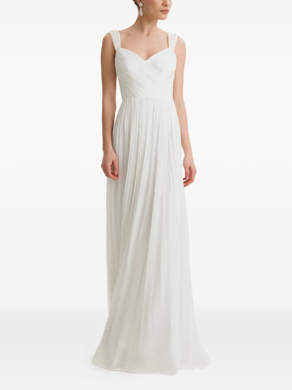  Framboise Vestido Largo Delano - Blanco 