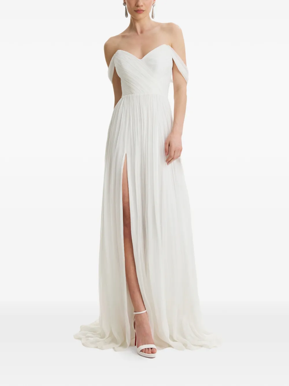  Framboise Vestido Largo Kester - Blanco 