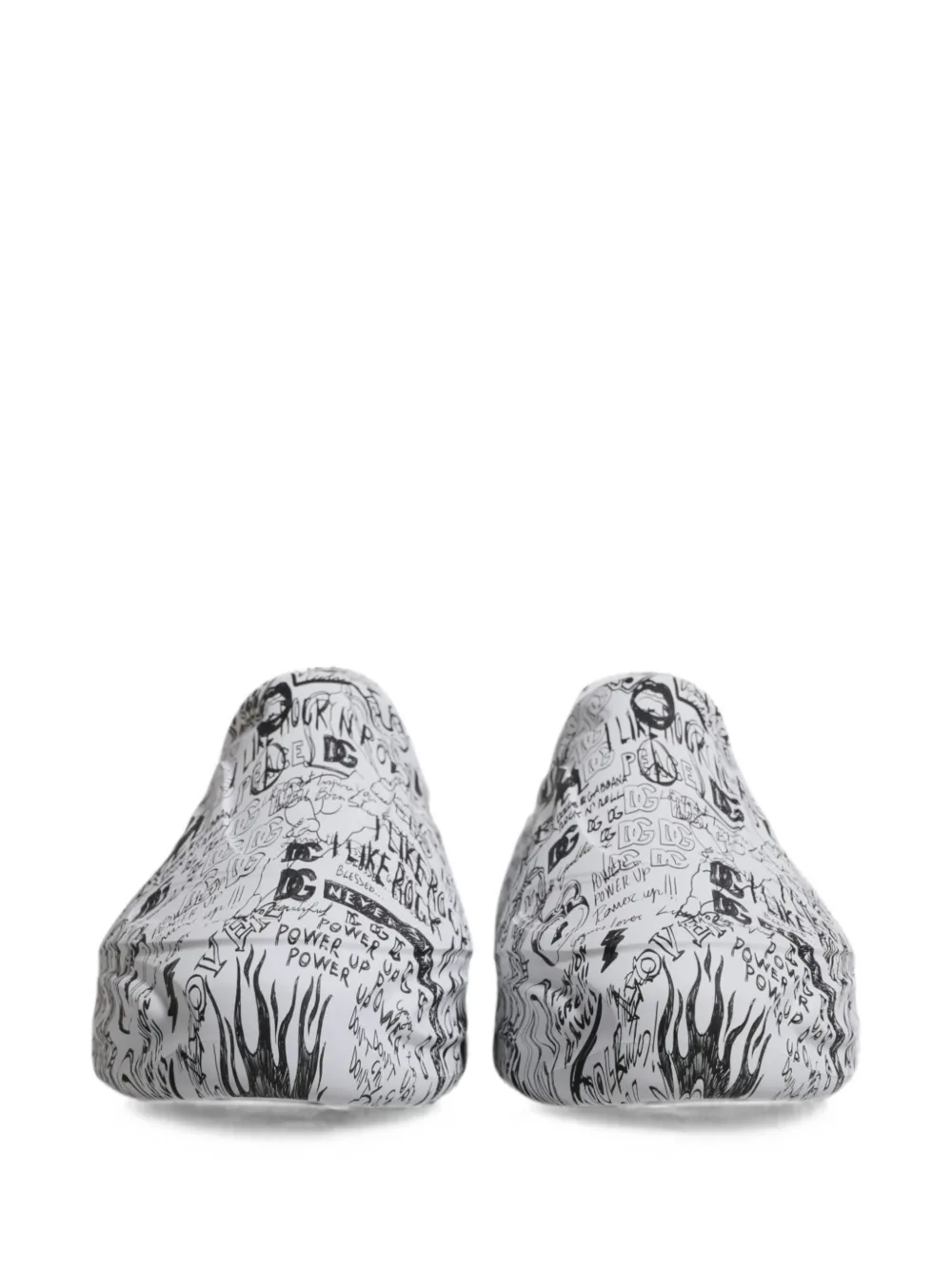 Dolce & Gabbana Graffiti Daymaster sneakers Zwart