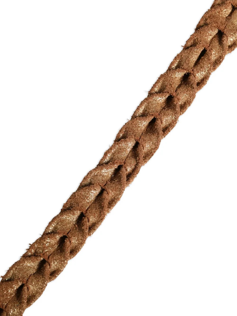 Ermanno Scervino Gevlochten riem Bruin