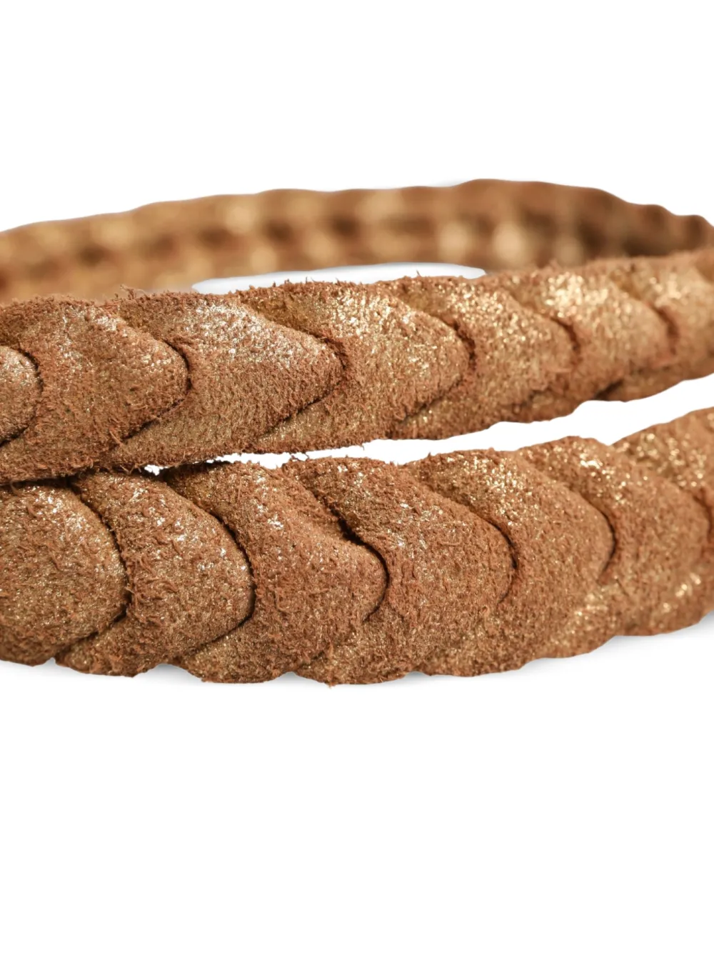 Ermanno Scervino Gevlochten riem Bruin