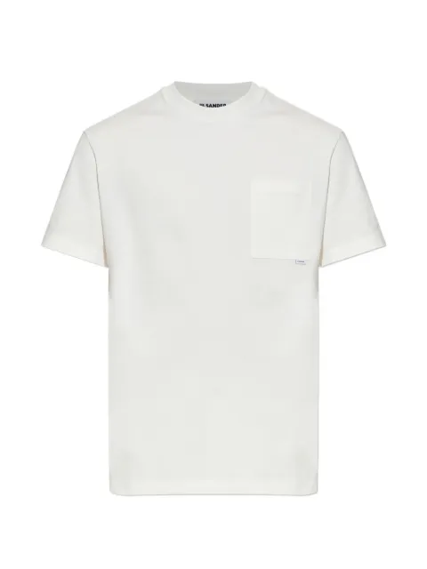 Jil Sander camiseta con bolsillo en el pecho