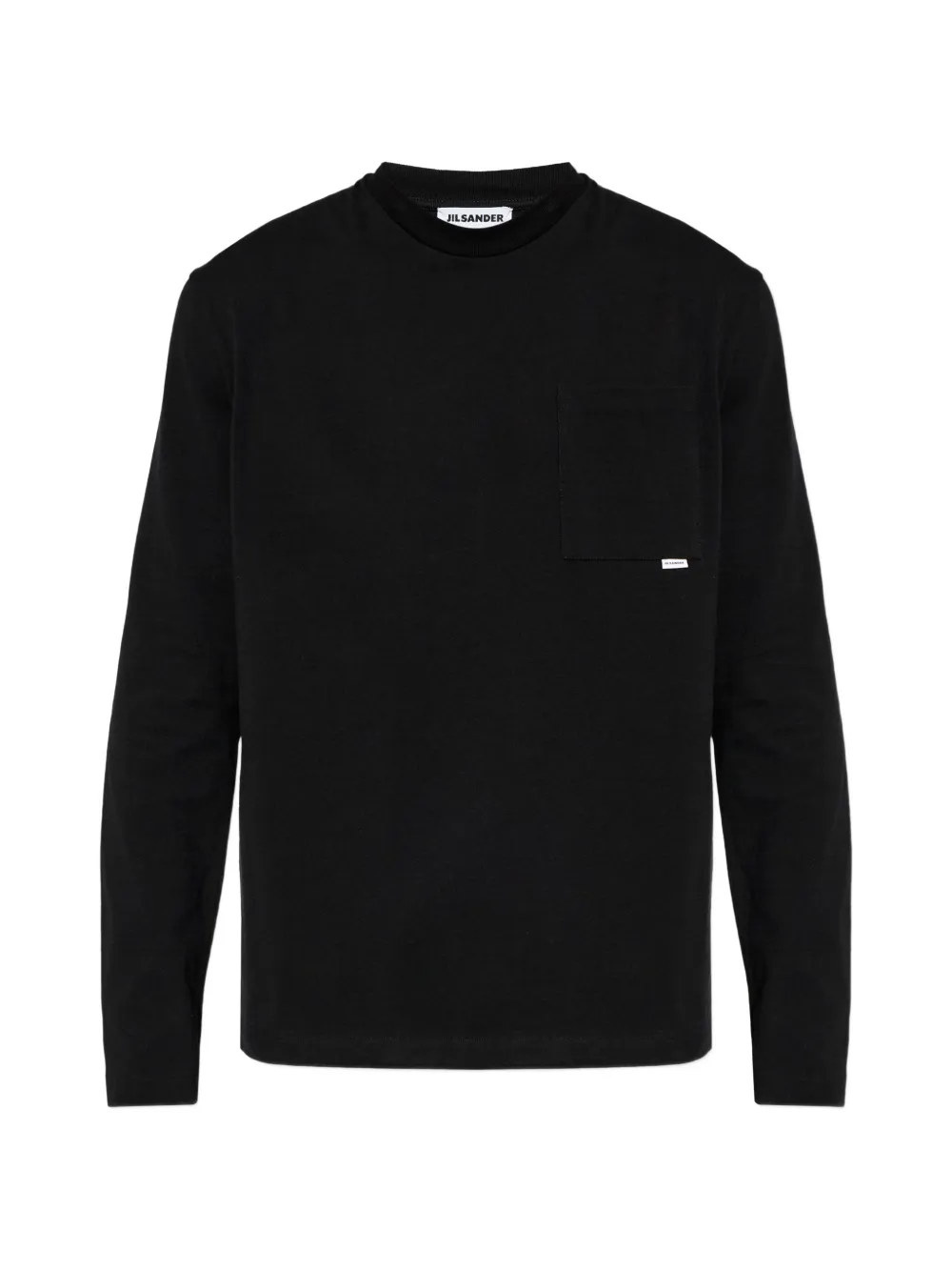 Jil Sander chest-pocket long-sleeve T-shirt - Nero
