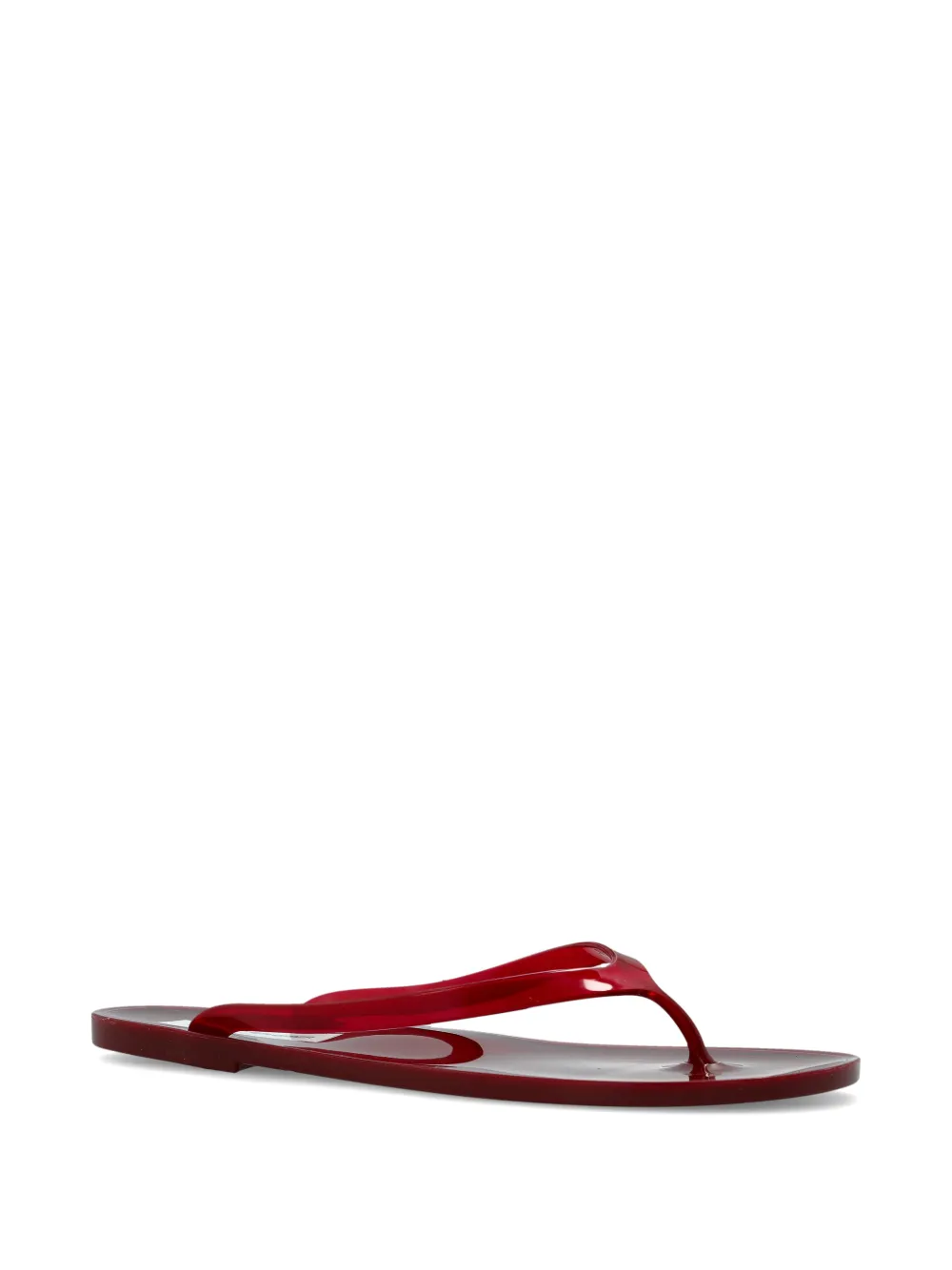 Christopher Esber Jo glossy flip-flops Rood