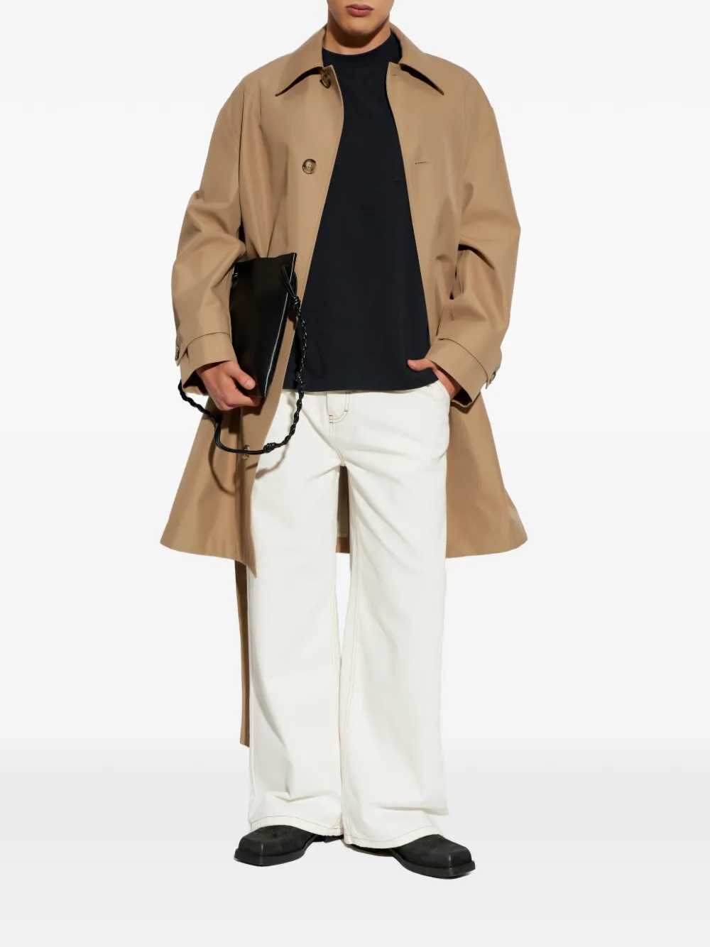 Jil Sander T-shirt met borstzak Zwart