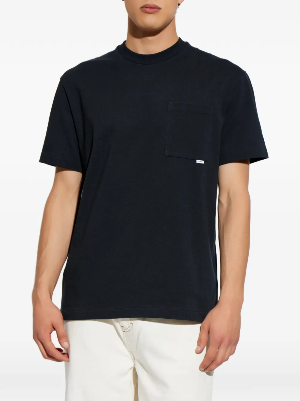 Jil Sander T-shirt met borstzak Zwart