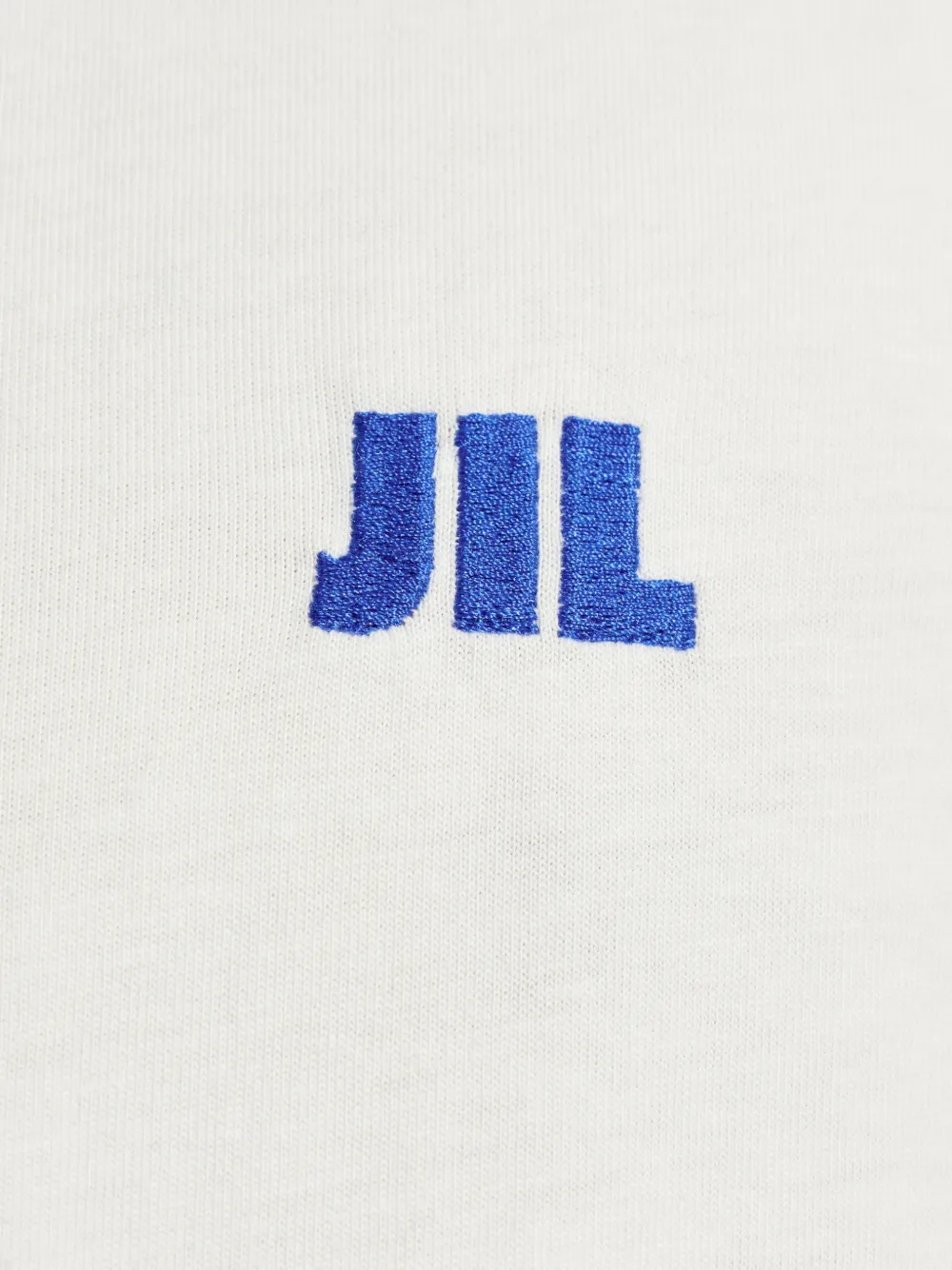 Jil Sander Katoenen T-shirt met ronde hals Wit