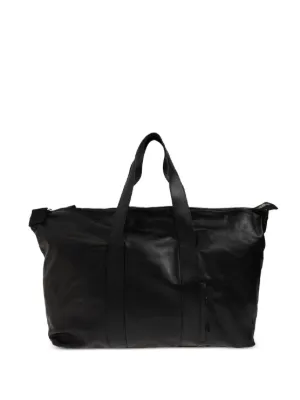 Boris Bidjan Saberi Laces Detail Large Tote Bag | Black | FARFETCH JO