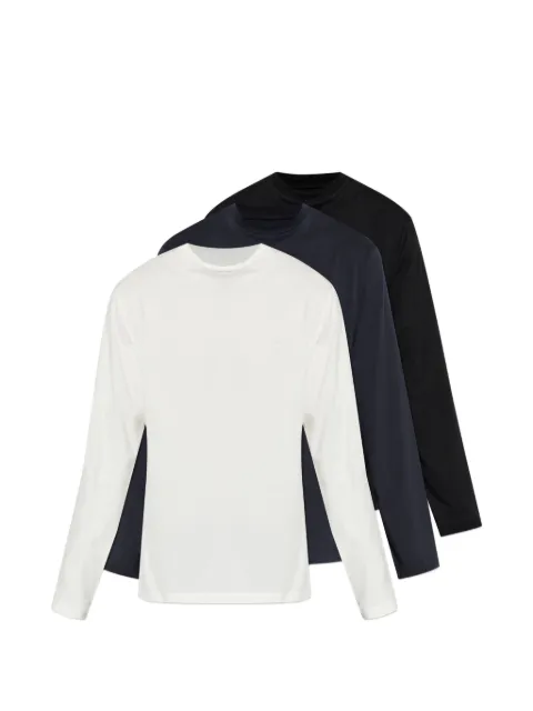Jil Sander camiseta con logo bordado