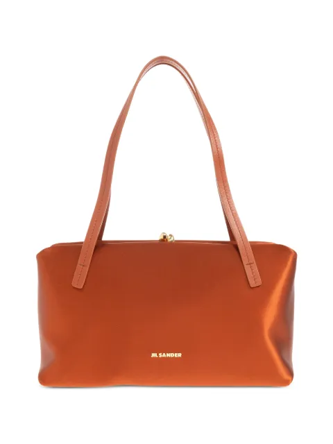 Jil Sander tote con acabado satinado