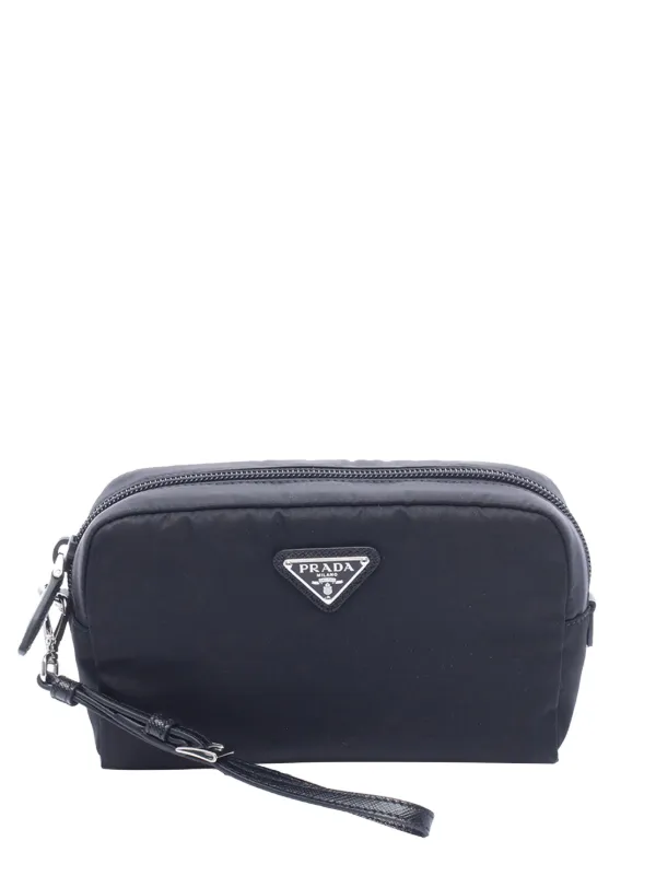 Prada Pre-owned 2019-2026 Re Nylon Pouch in Black
