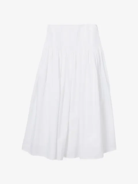 rag & bone falda plisada con diseño fruncido