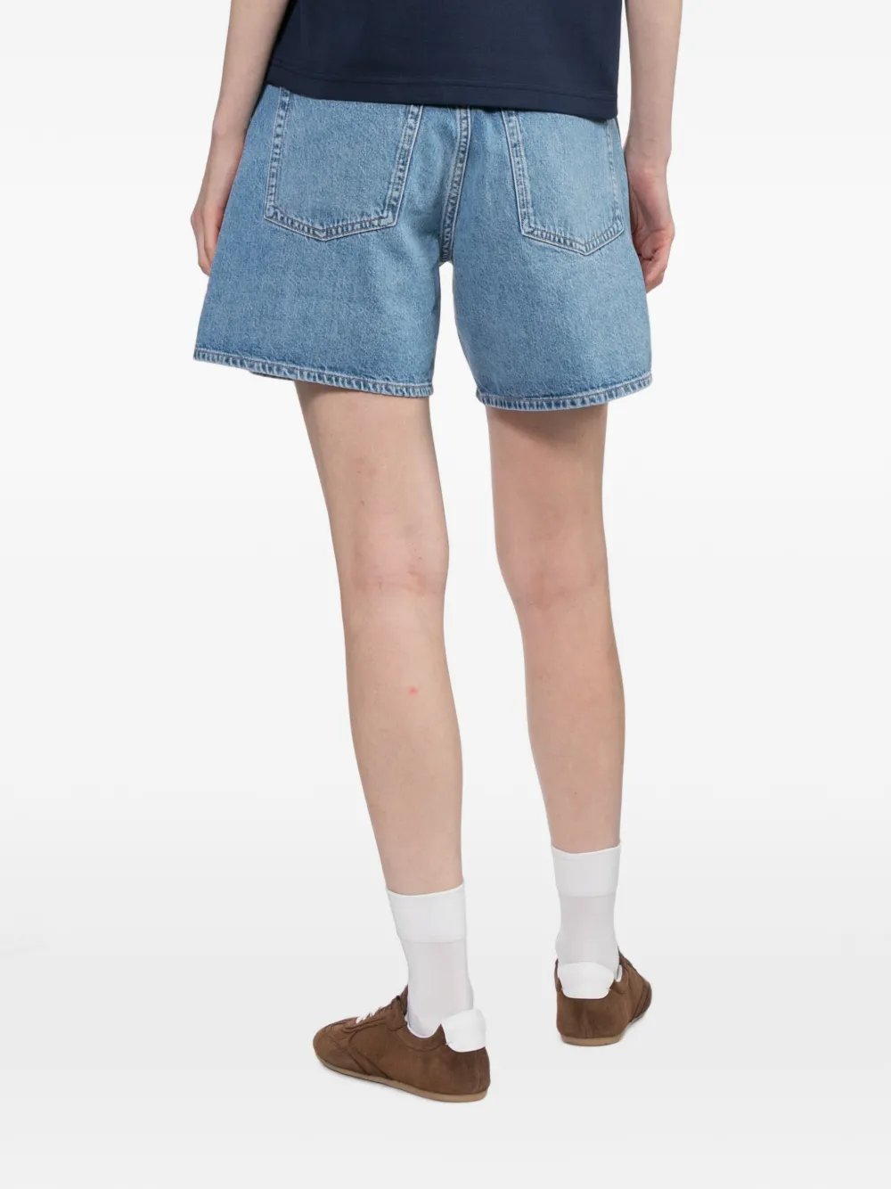 rag & bone High waist straight jeans Blauw