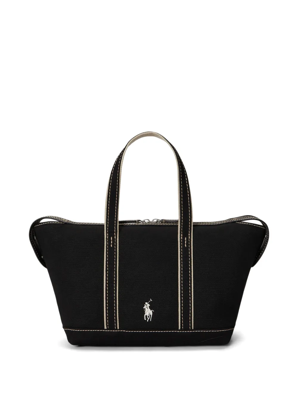 Polo Ralph Lauren Polo Bear canvas shopper Zwart