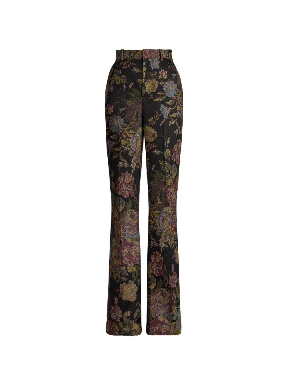 Ralph Lauren Collection Wrigley II Hose aus Blumenjacquard - Schwarz