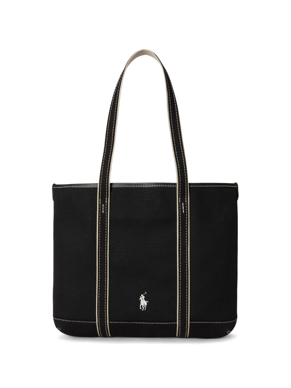 Polo Ralph Lauren Polo Bear canvas shopper Zwart
