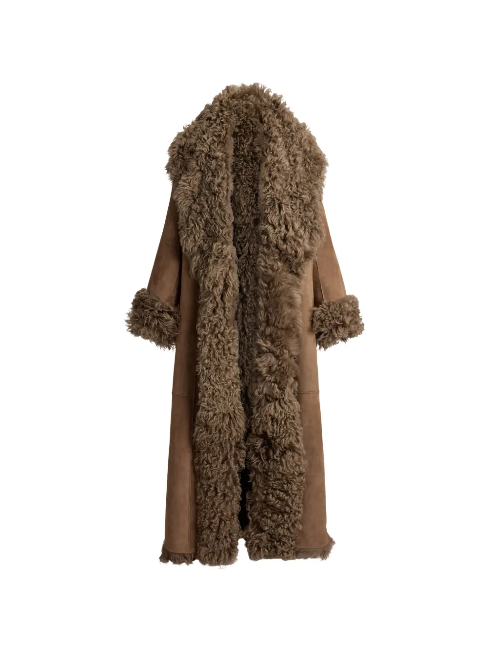 Ralph Lauren Collection manteau en peau lainée à design réversible - Marron Ralph Lauren Collection manteau en peau lainée à design réversible - Marron