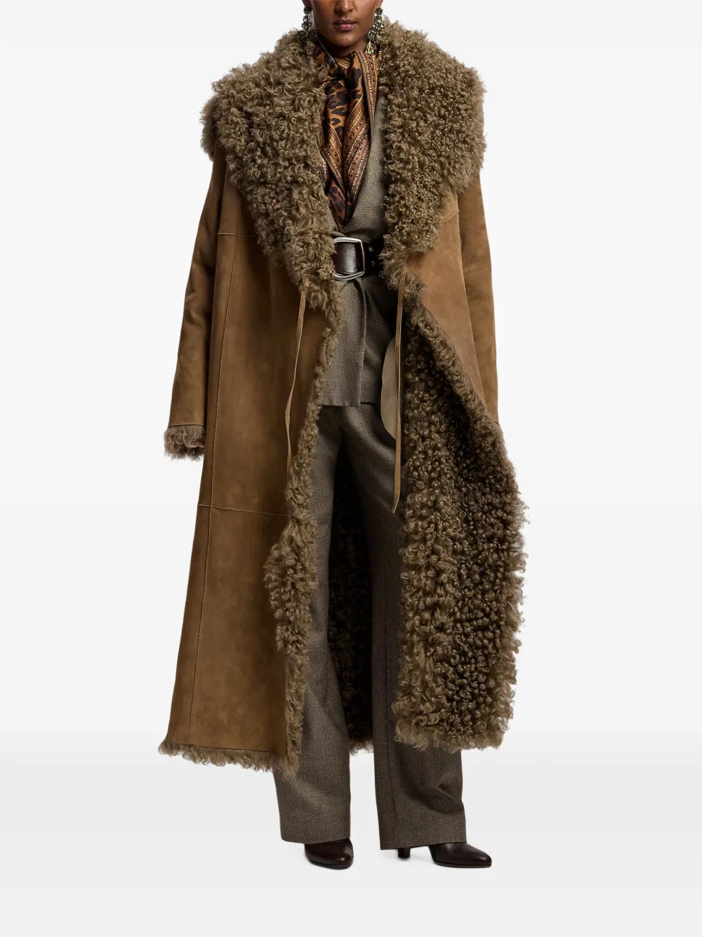Ralph Lauren Collection Lammy coat Bruin