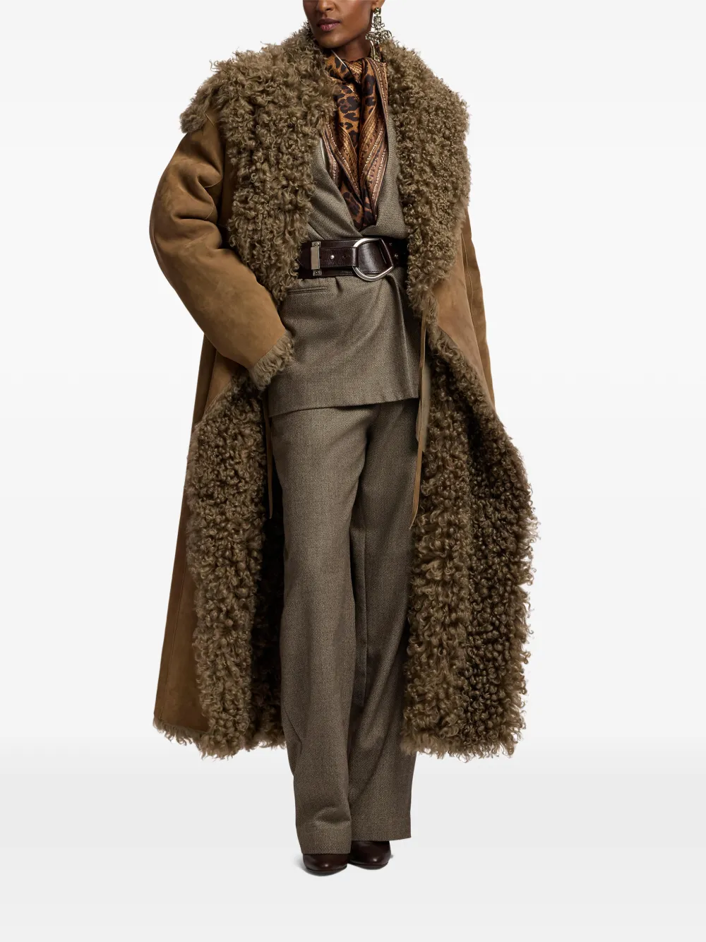 Ralph Lauren Collection Lammy coat Bruin