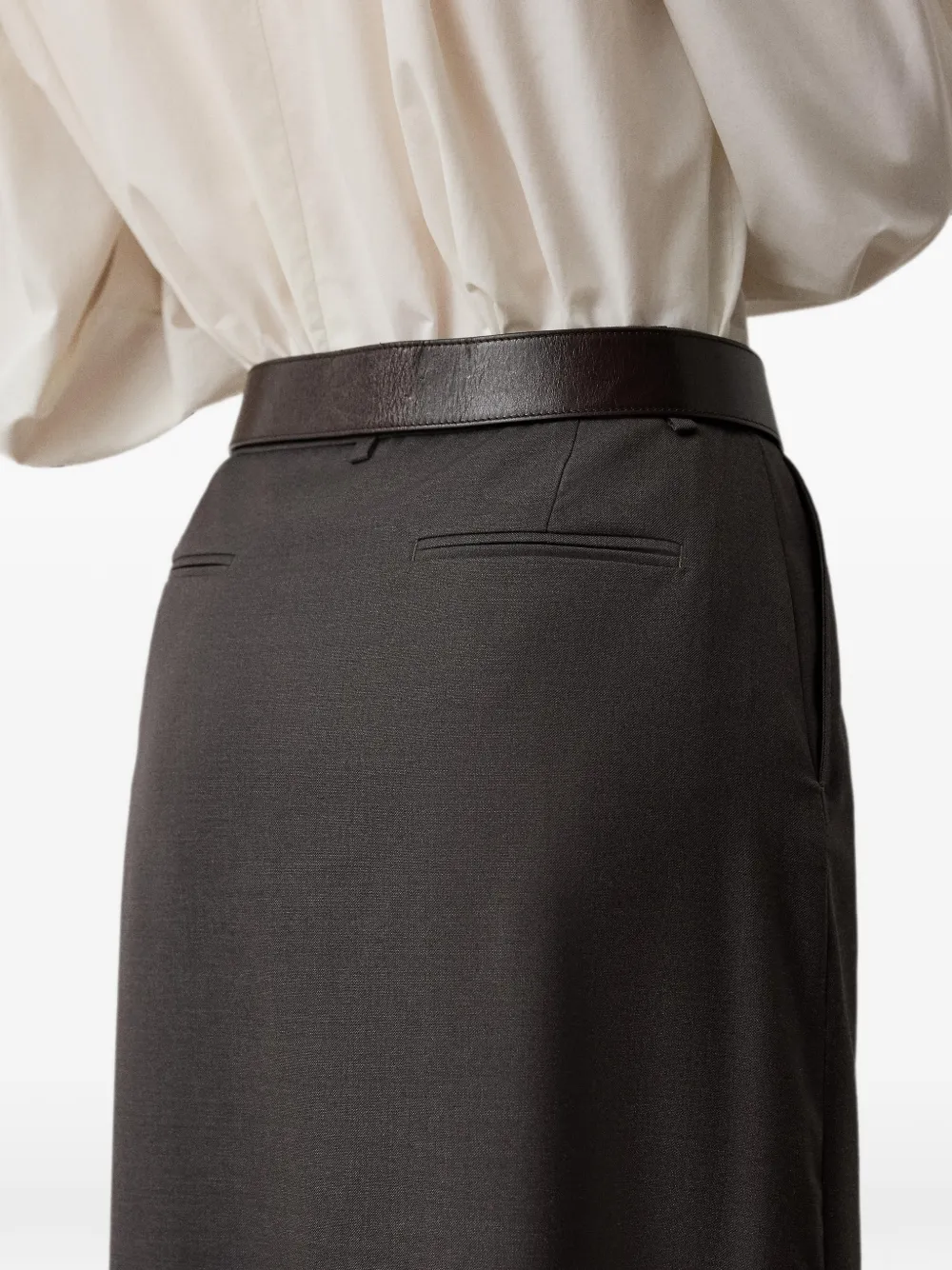 Ralph Lauren Collection Elba palazzo broek Bruin