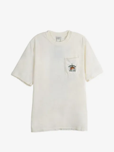 Malbon Golf Camiseta Vista Bass Club com bolso no busto e estampa