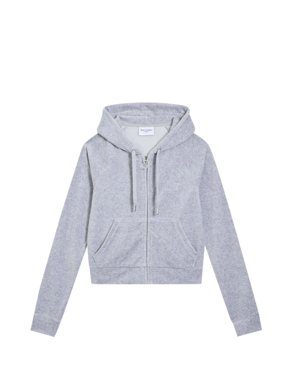 Juicy Couture Logo-detail Hoodie In Gray