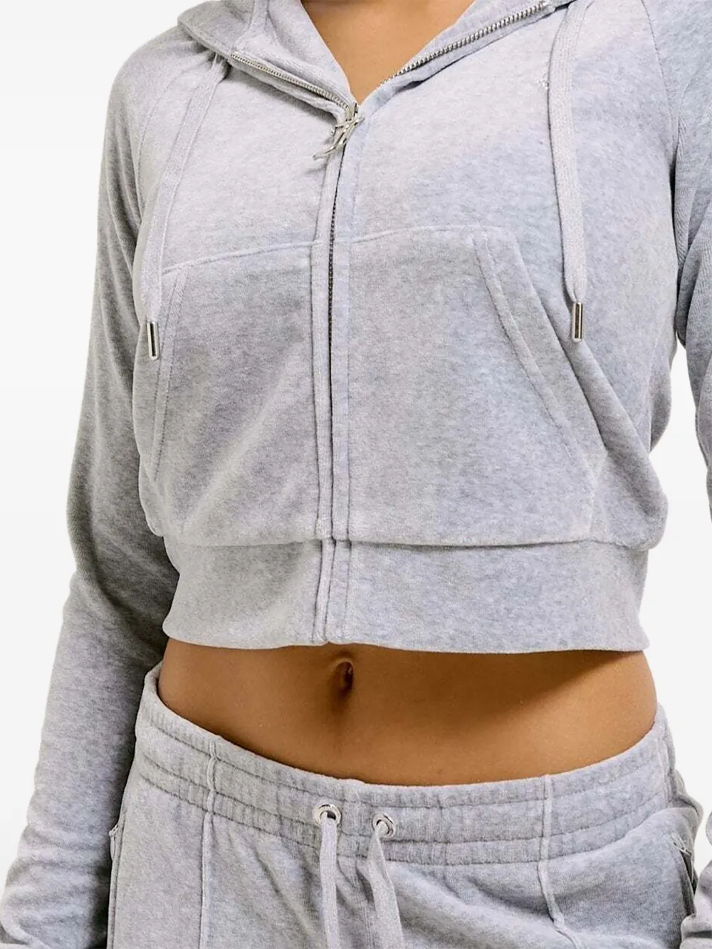 Juicy Couture Hoodie met logodetail Grijs