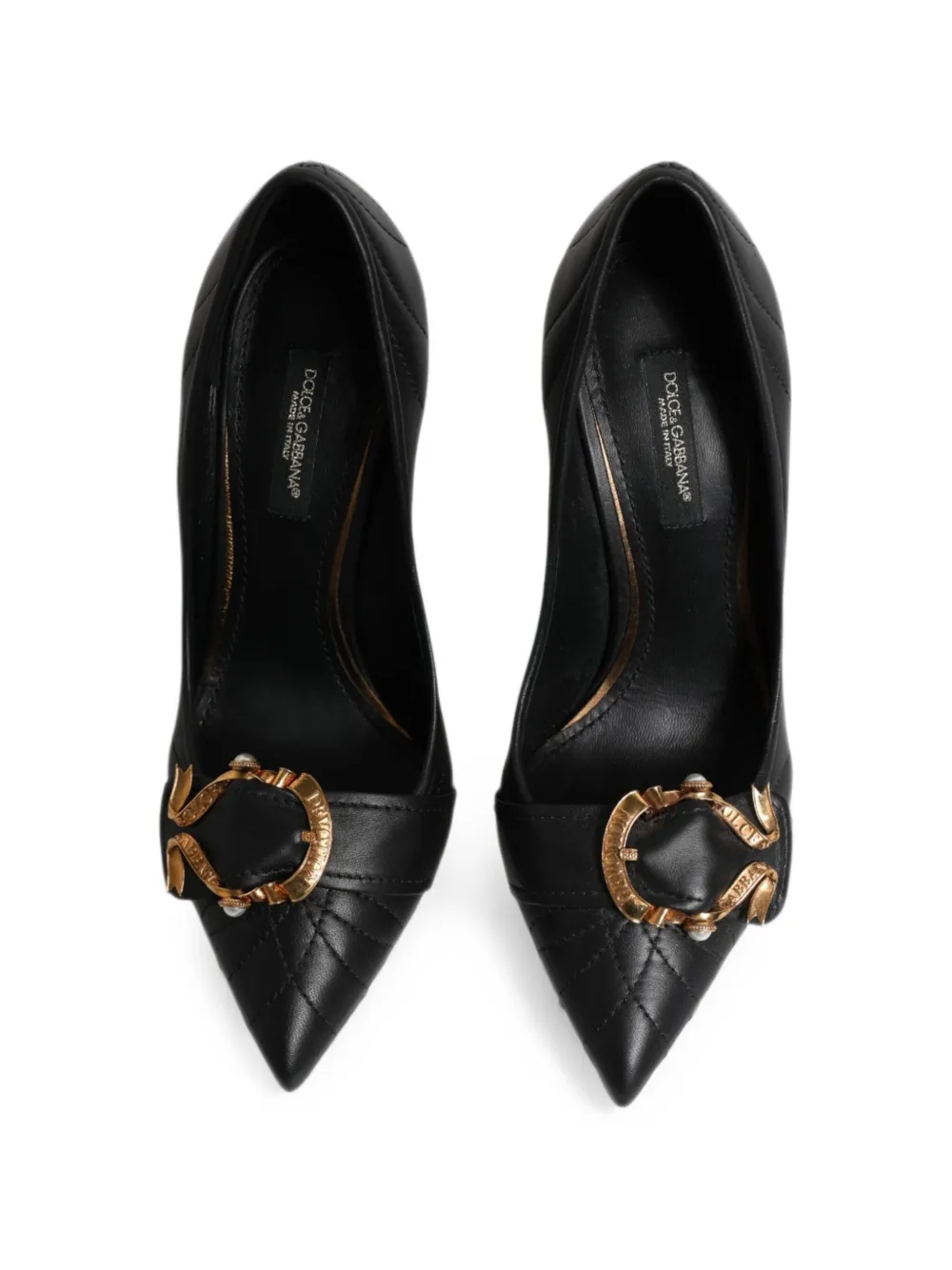 Dolce & Gabbana Devotion buckle-detail pumps Zwart