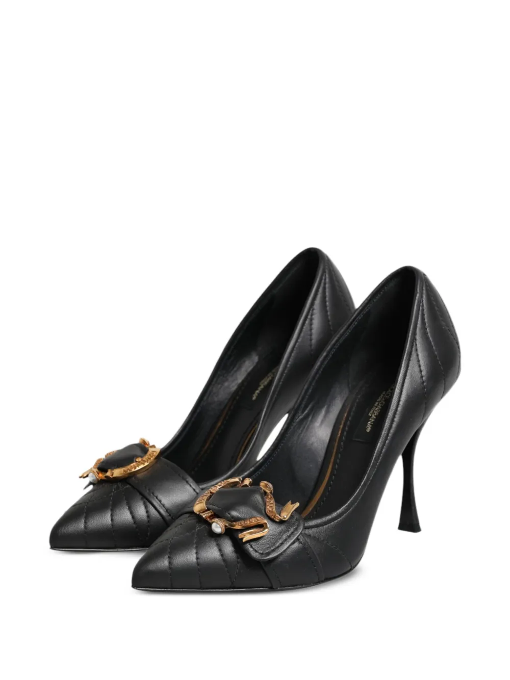 Dolce & Gabbana Devotion buckle-detail pumps Zwart