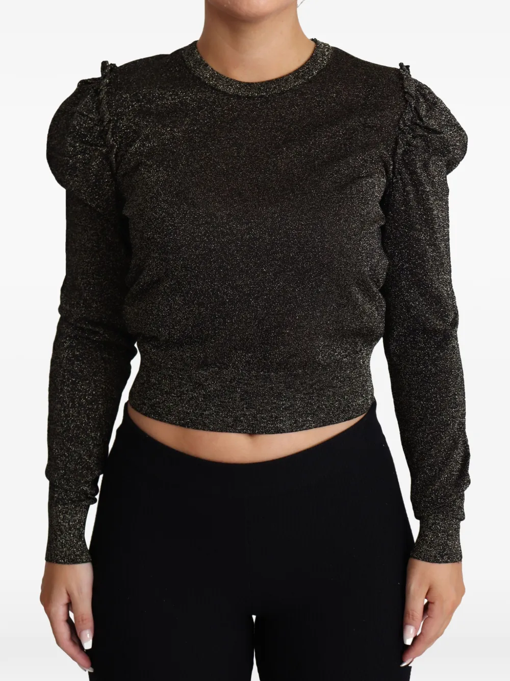Dolce & Gabbana Maglione con maniche a palloncino - Nero
