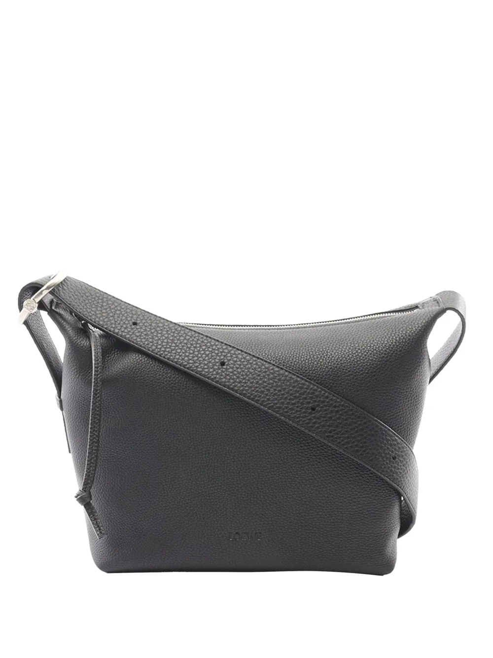 Loewe Pre-Owned 2010-2026 Leather Loop shoulder bag - Black