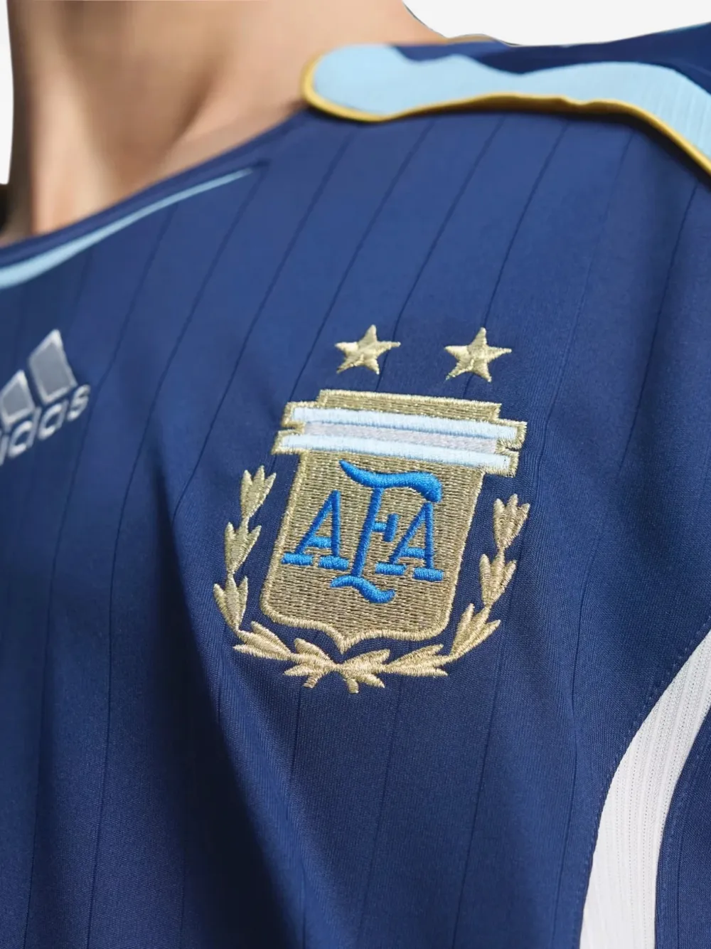 adidas Argentina Away jersey T-shirt 2006 Blauw