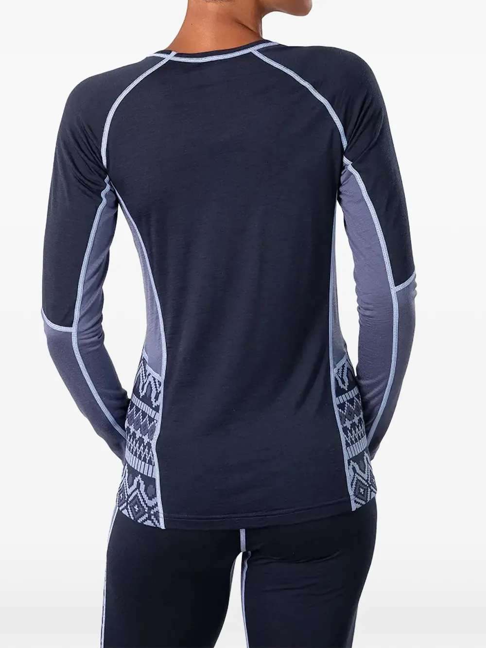 Kari Traa Malia top met raglanmouwen Blauw