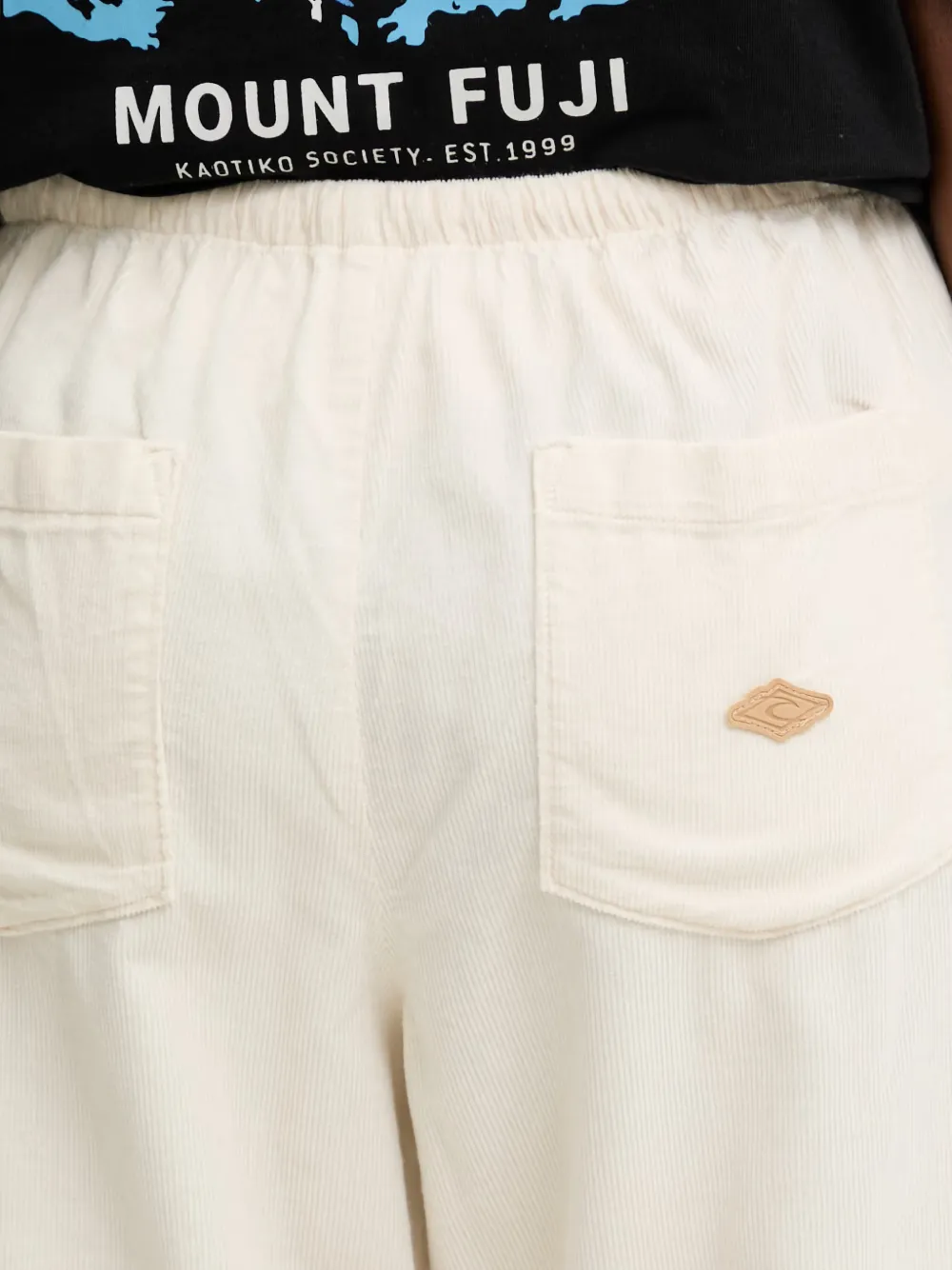 Rip Curl Broek met trekkoordtaille Beige