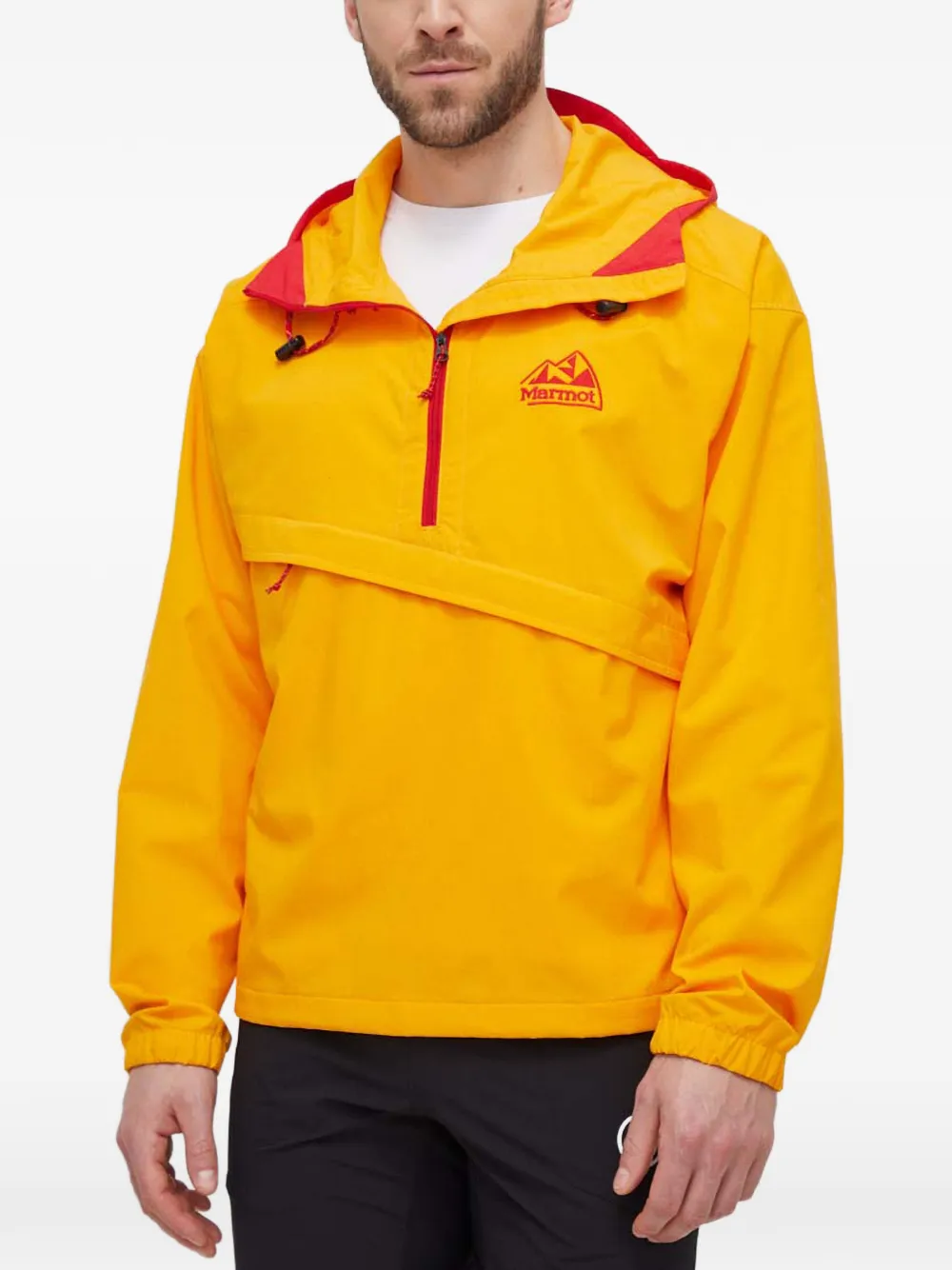 Marmot logo-embroidered hooded jacket
