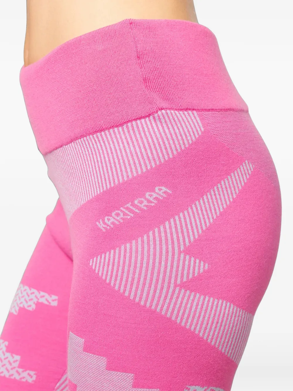 Kari Traa Faith basislaagbroek met geometrisch patroon Roze