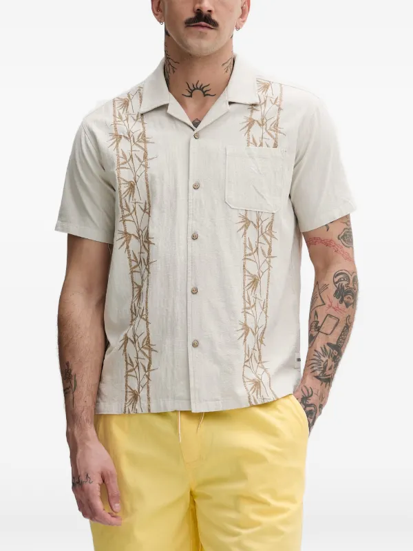 hurley dress shirt Hurley Men's Cotton Short-Sleeve Woven Shirt