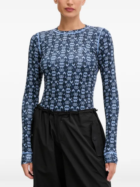 Kari Traa Fryd fair isle-patterned long-sleeve base-layer top