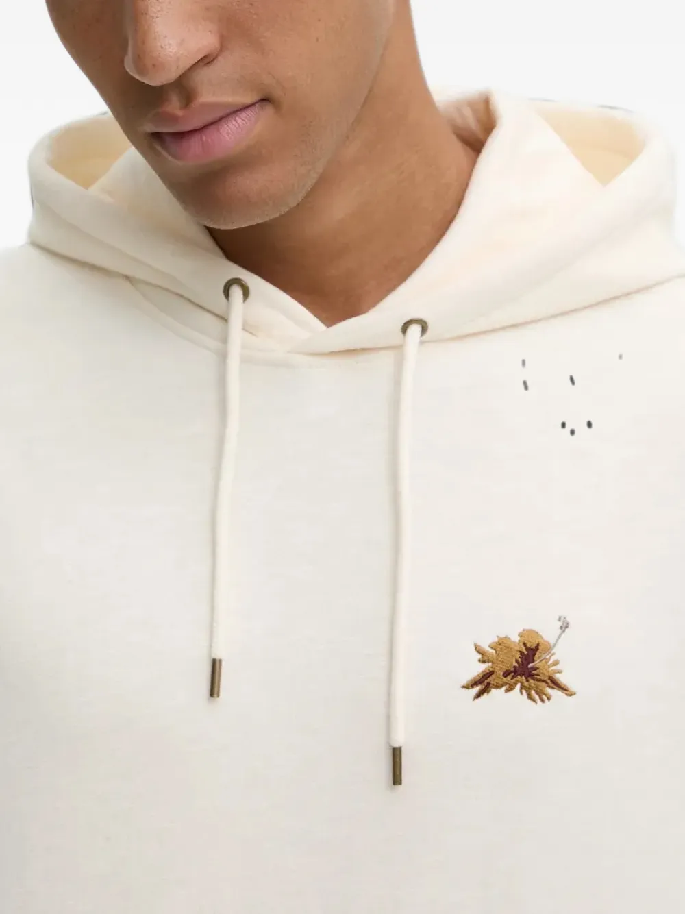 Rip Curl Surf Revival Hoffman hoodie met trekkoord en hibiscus-print Beige