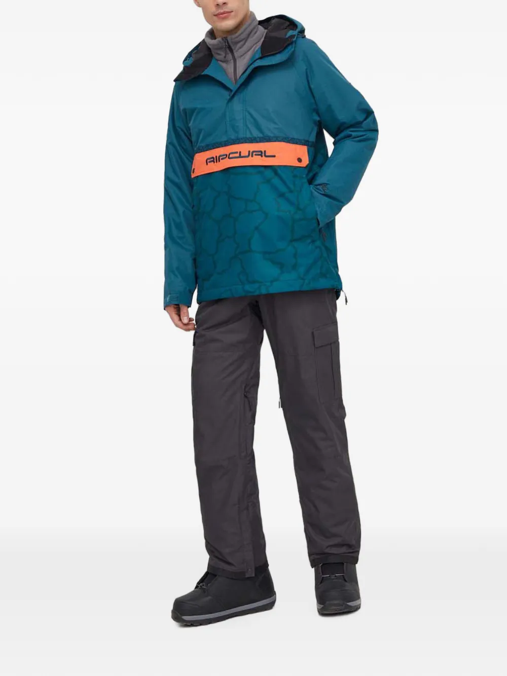 Rip Curl Anti-Series Primitive panelled ski jacket Blauw