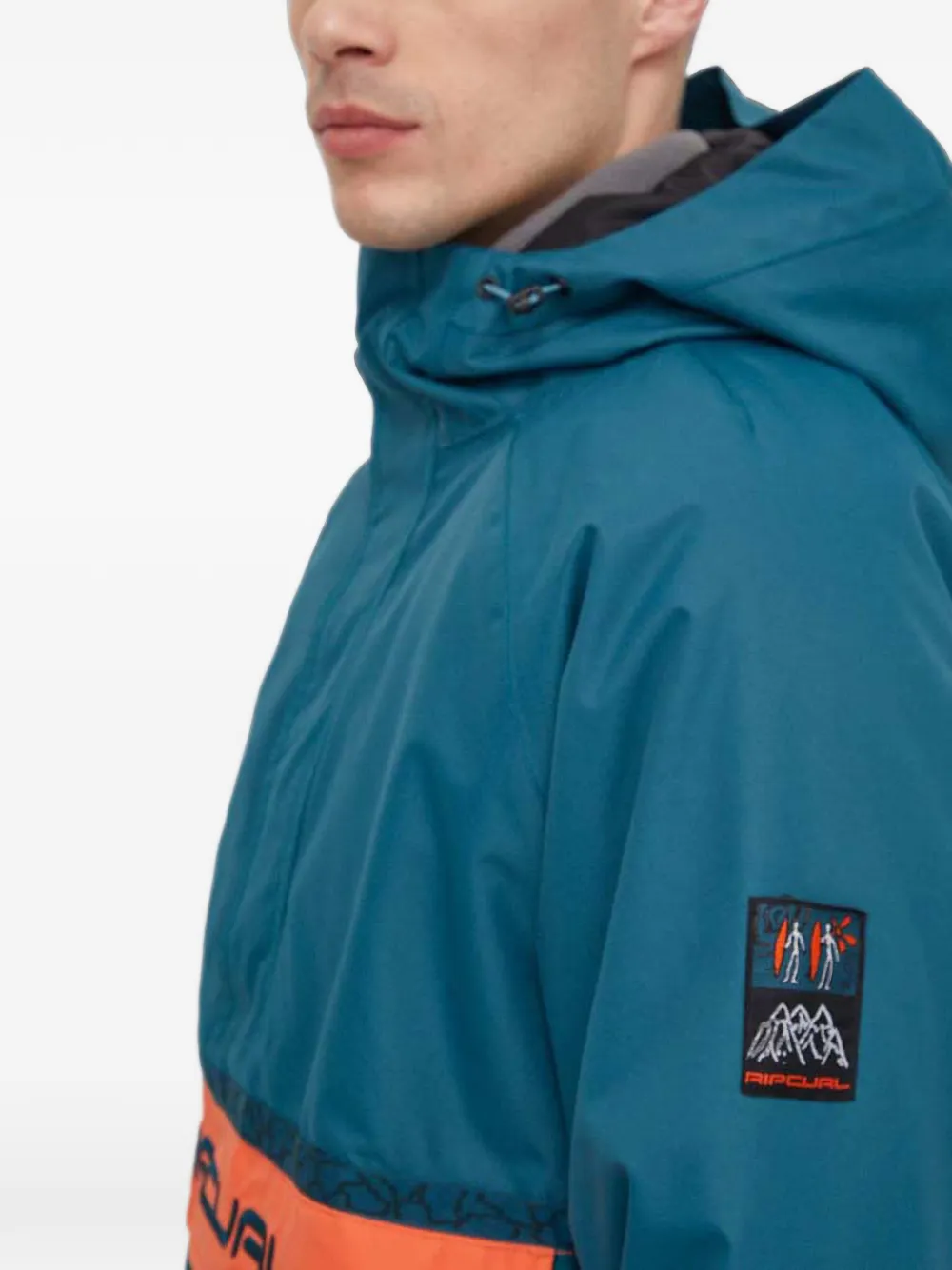 Rip Curl Anti-Series Primitive panelled ski jacket Blauw