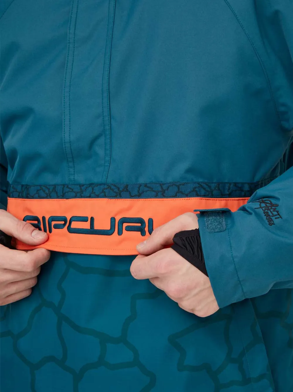 Rip Curl Anti-Series Primitive panelled ski jacket Blauw