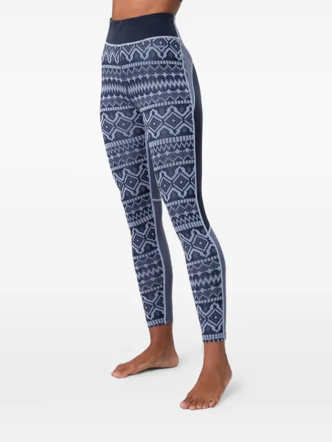 Kari Traa Malia fair isle-patterned base-layer leggings