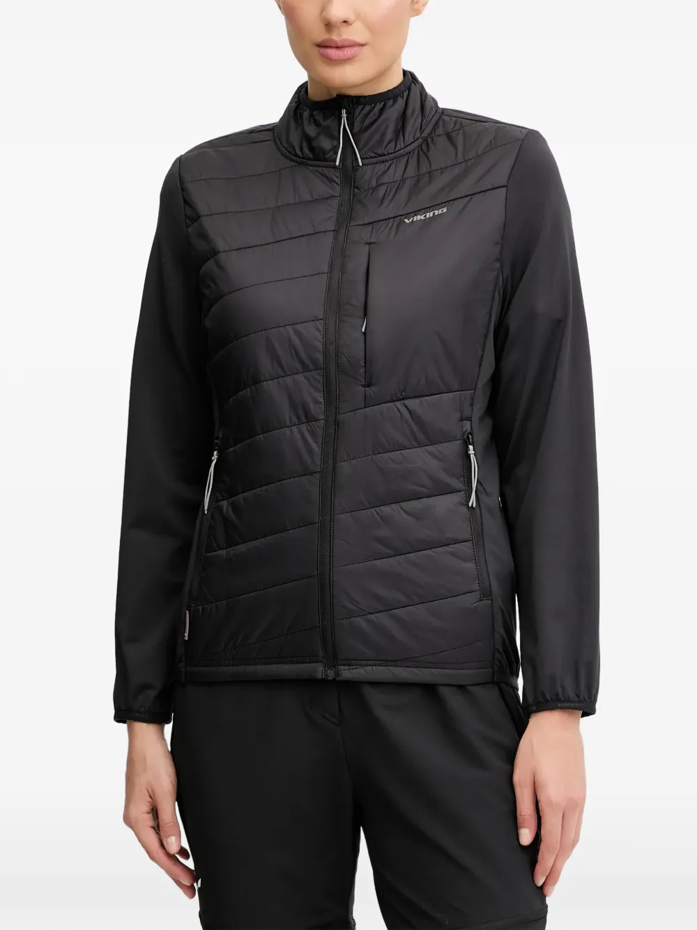 Viking Zemu quilted panelled jacket - Schwarz
